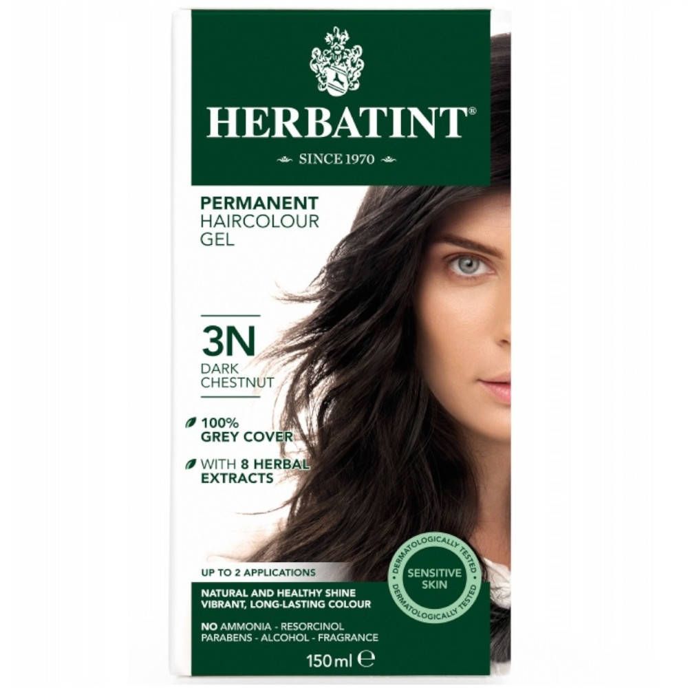 Herbatint Permanent Hair Coloring Dark Chestnut 3N
