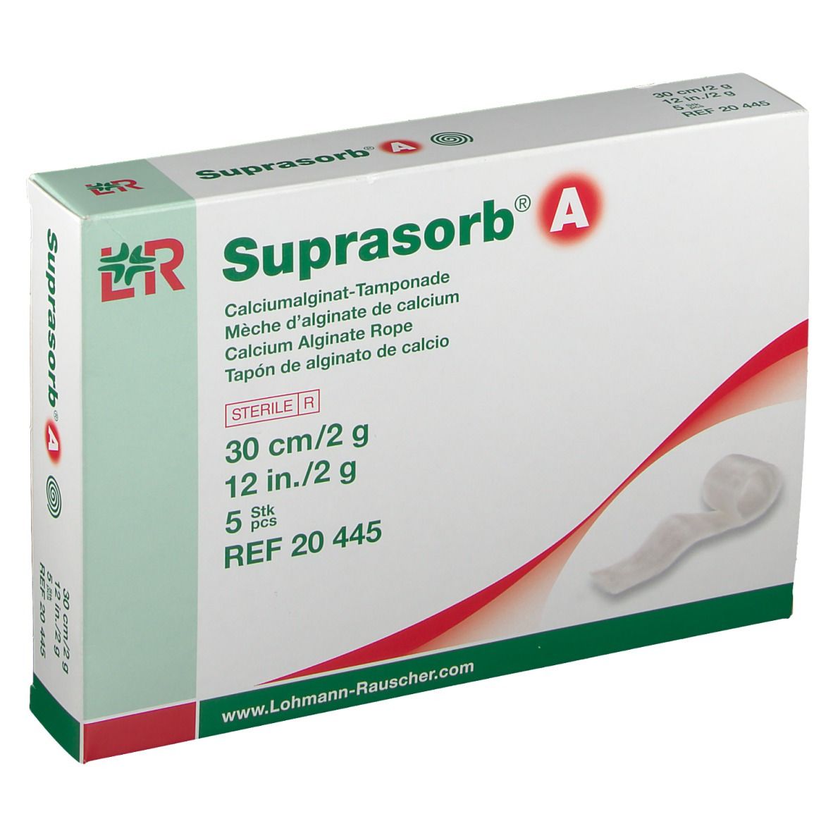 Suprasorb® Tampone in Alginato di Calcio 30 cm/2g