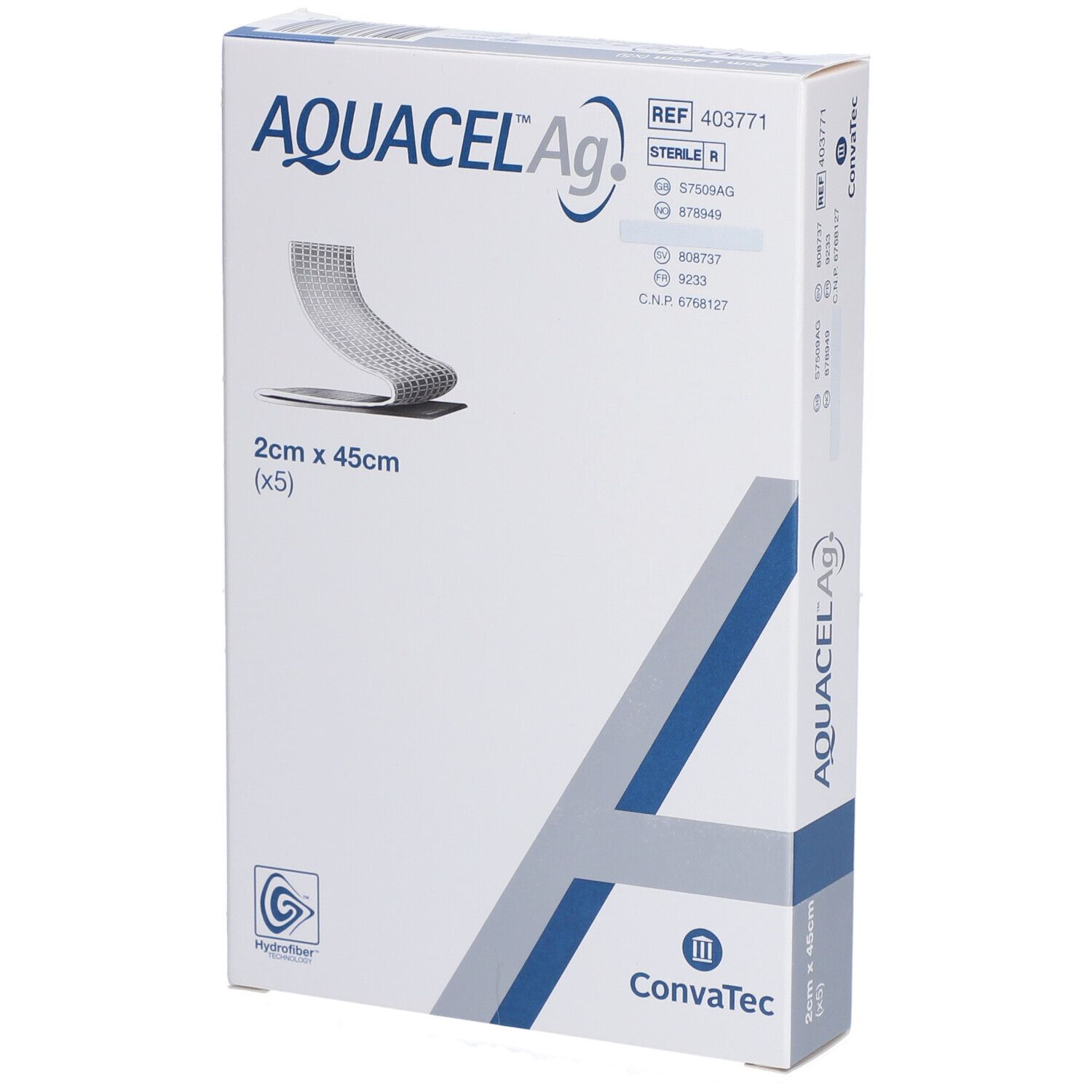 AQUACEL® Ag 2 x 45 cm