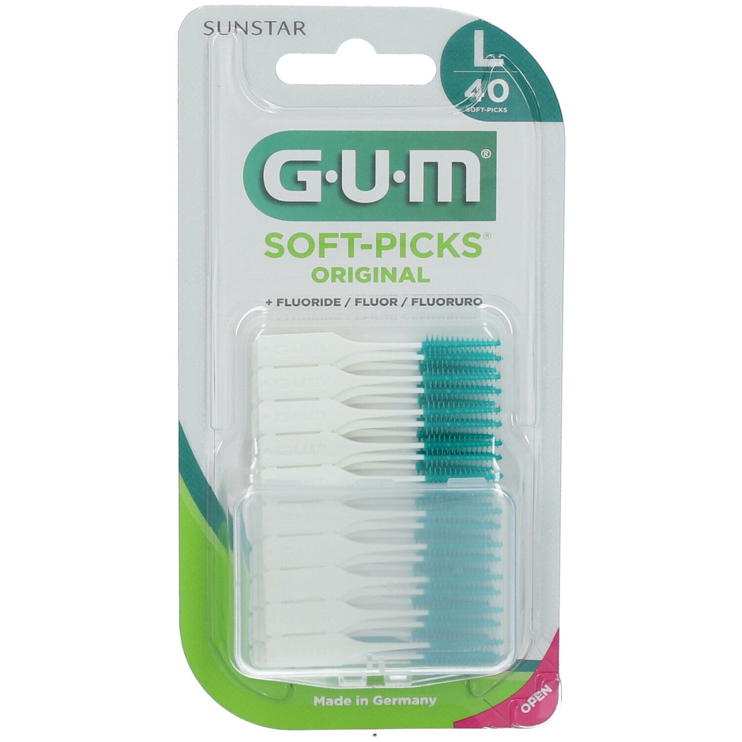 Sunstar GUM Soft-Picks +Fluoride Scovolini LARGE