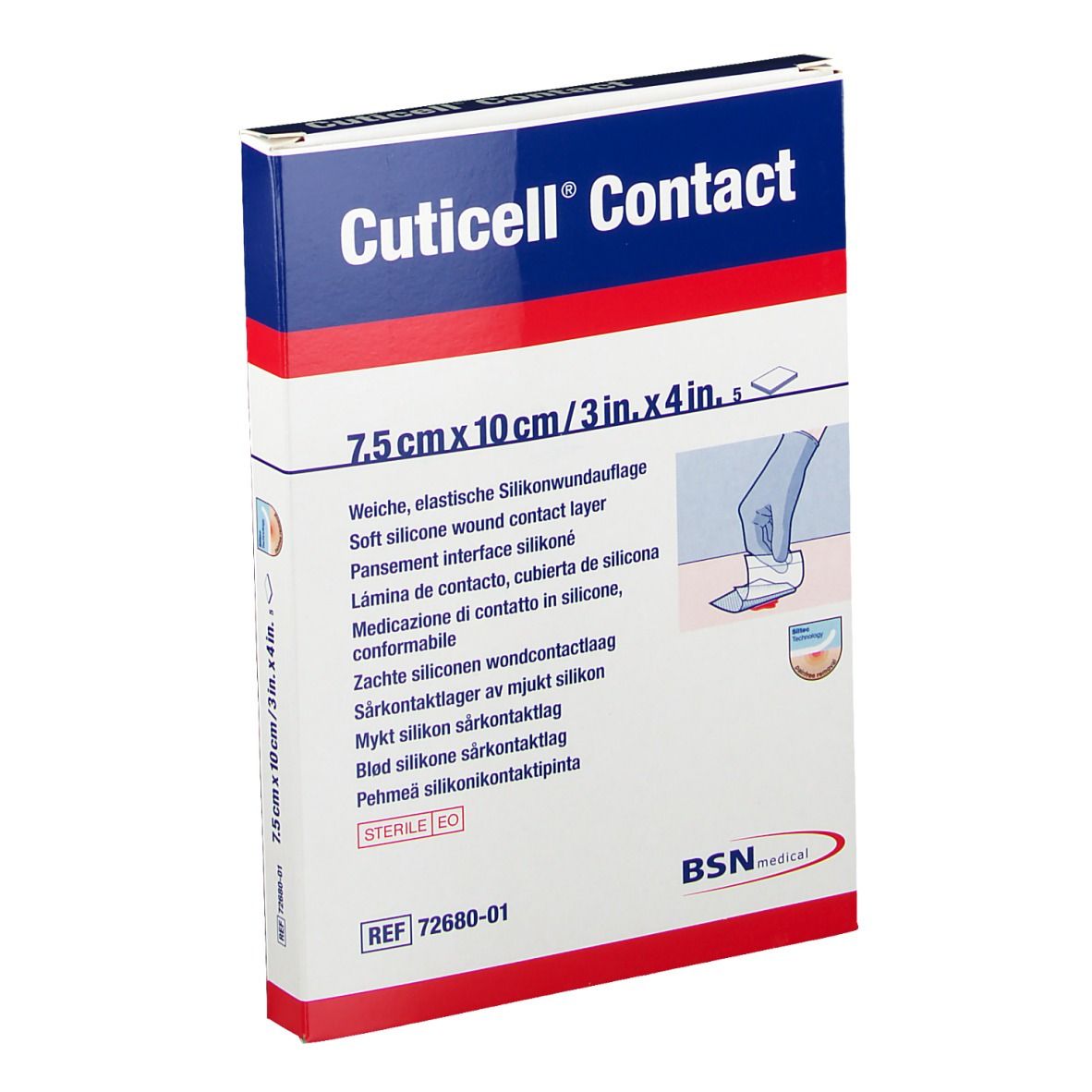cuticell contact 7,5 cm x 10 cm