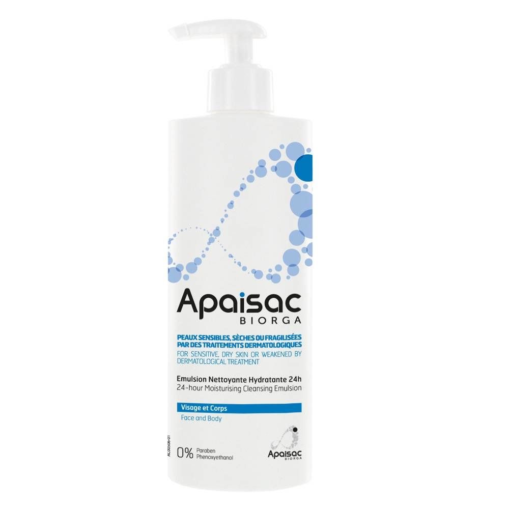 Apaisac Biorga Cleansing Milk 24 h Hydrating