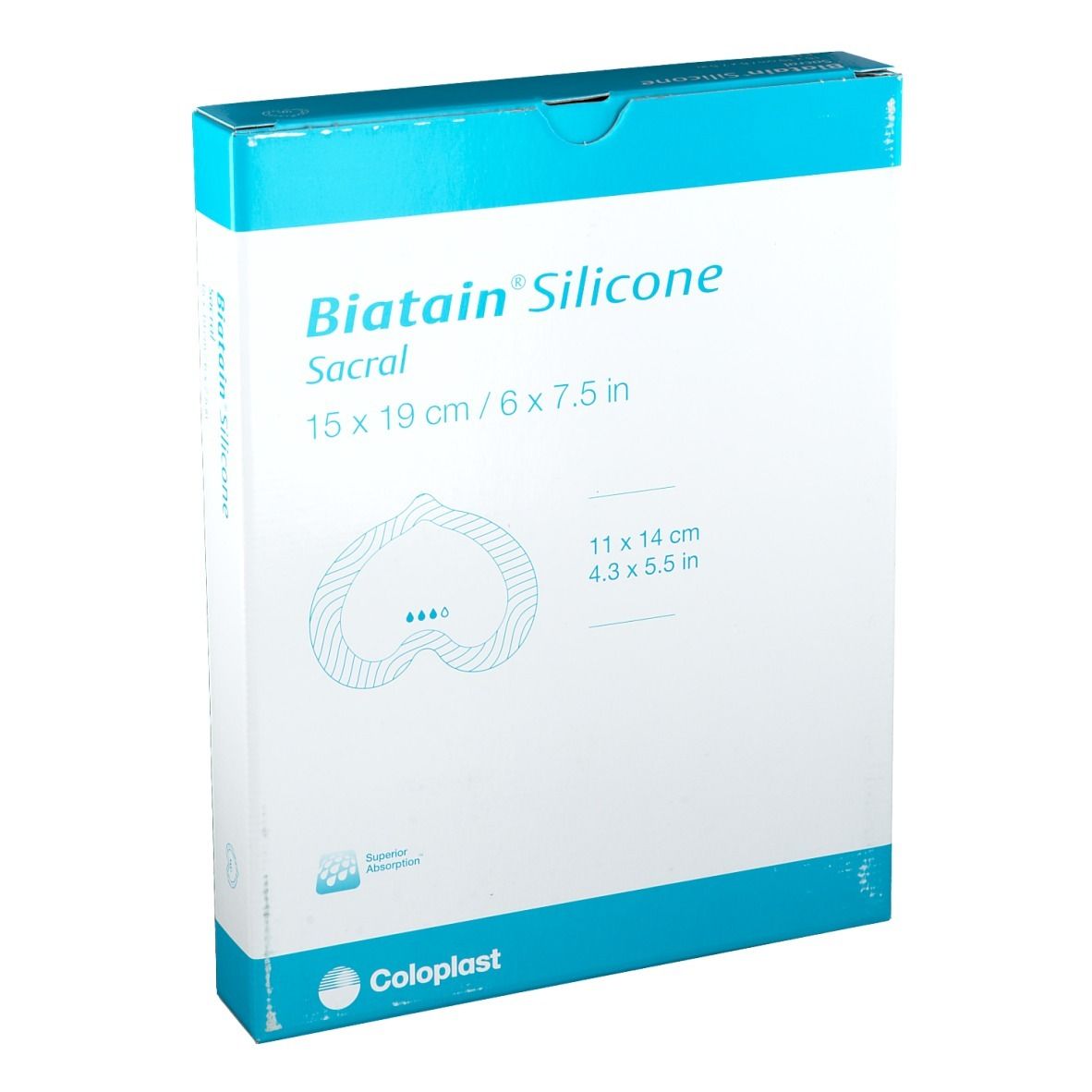 Biatain® Silicone Sacral 15 x 19 cm