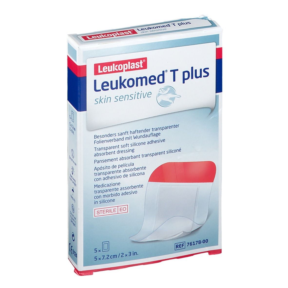 Leukoplast® Leukomed® T Plus Skin Sensitive 5 x 7,2 cm 