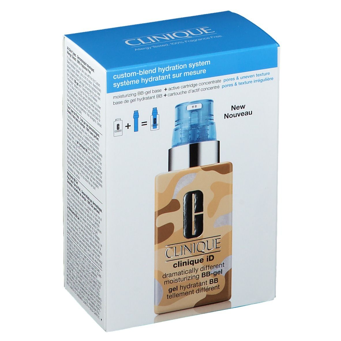 CLINIQUE iD Moisturizing BB-Gel + Active Cartridge Concentrate Pores & Uneven Texture