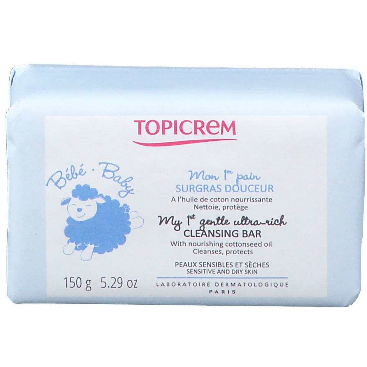 TOPICREM My 1st Gentle Ultra-Rich Cleansing Bar