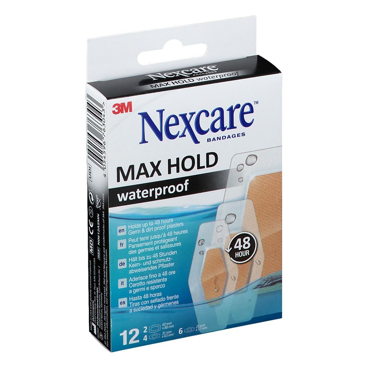 Nexcare™ MAX HOLD Cerotti Waterproof