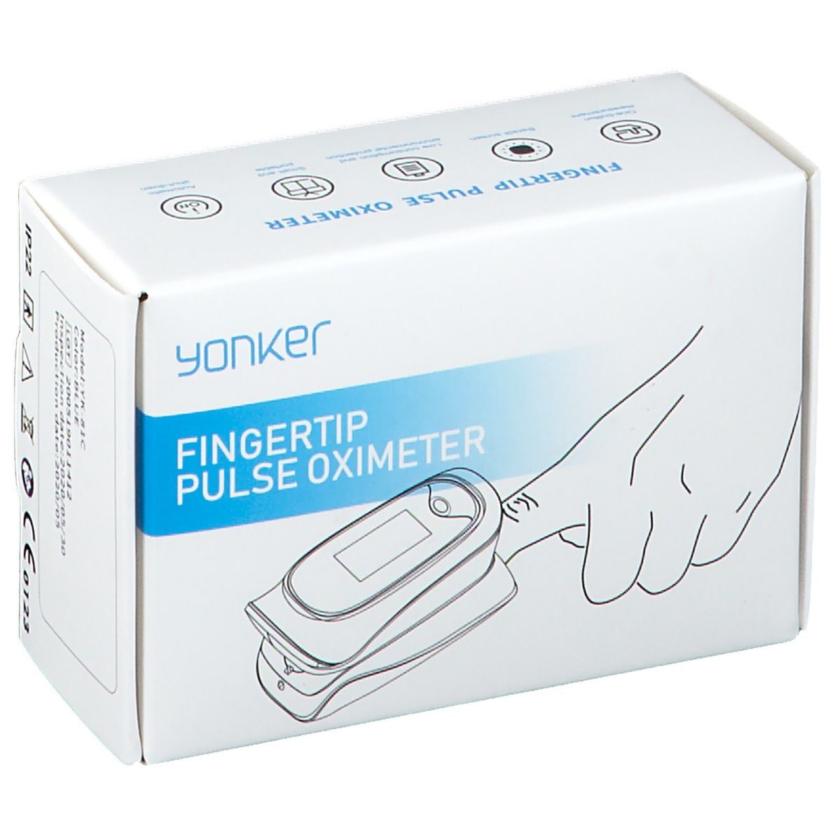 Yonker Pulsossimetro da Dito