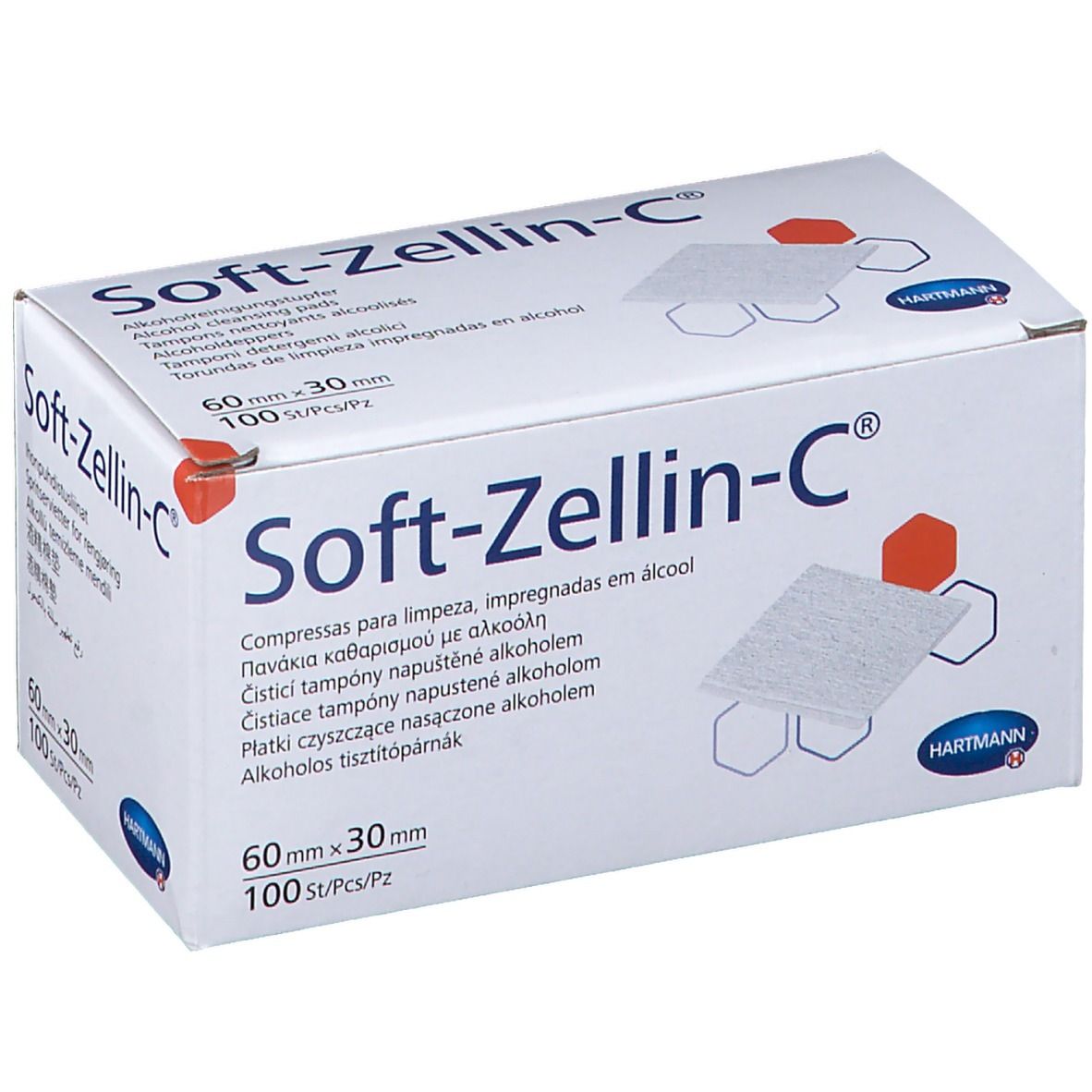 Soft-Zellin-C Tamponi detergenti alcolici