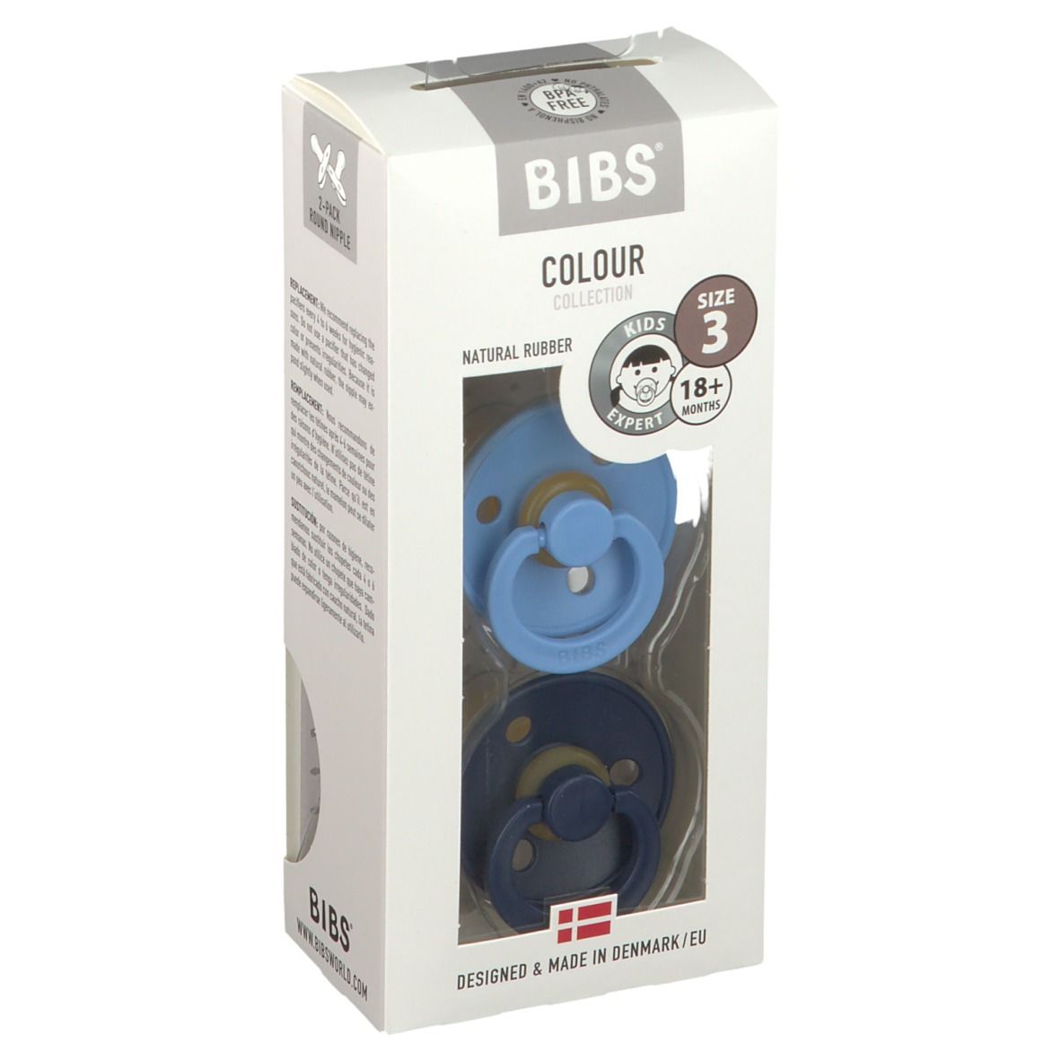BIBS® BIBS COLOUR Sky Blue - Deep Space 18+