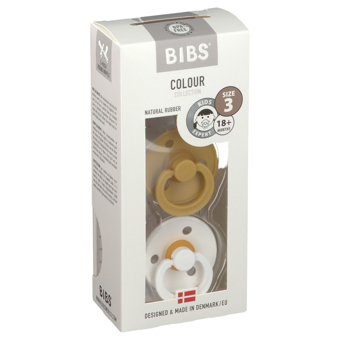 BIBS® BIBS COLOUR Mustard - White 18+
