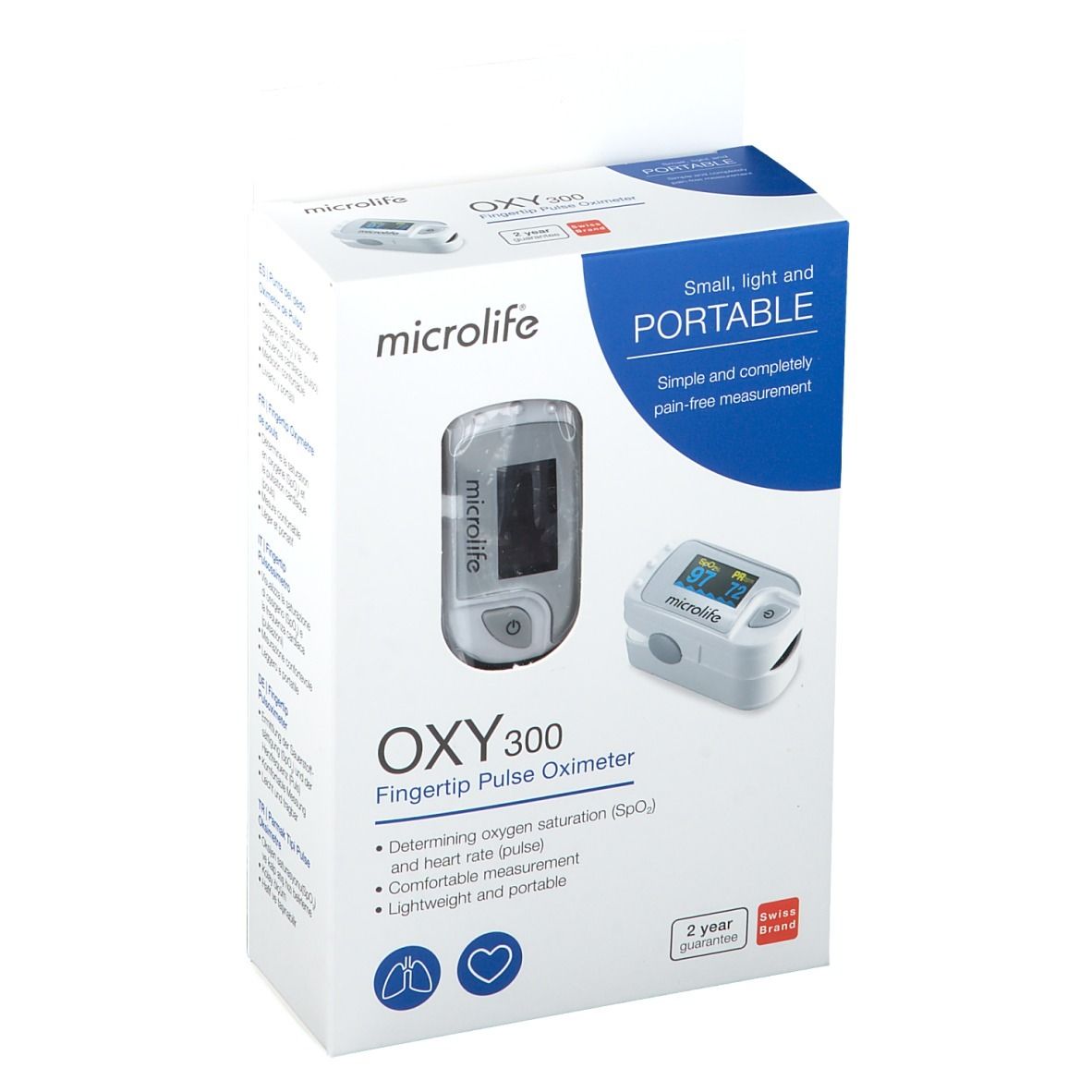 Microlife® Oxy 300 Pulsossimetro da Dito 