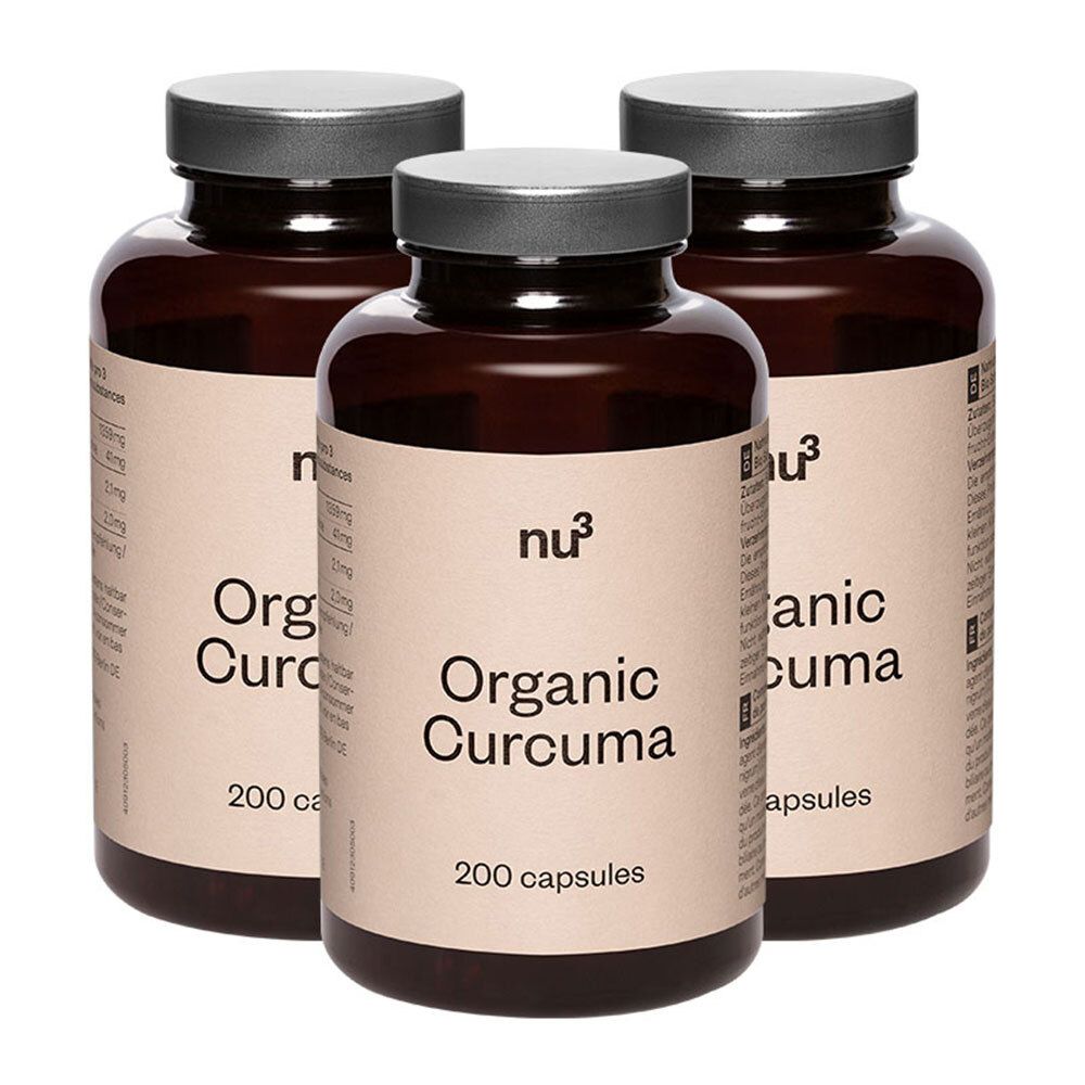 Nu3 Curcuma Capsule Bio set da 3