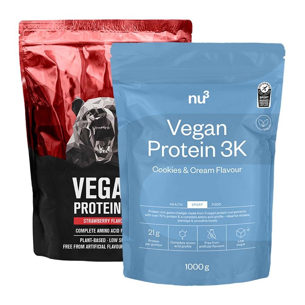 nu3 Vegan Protein 3K Fragola + Cookies & Cream