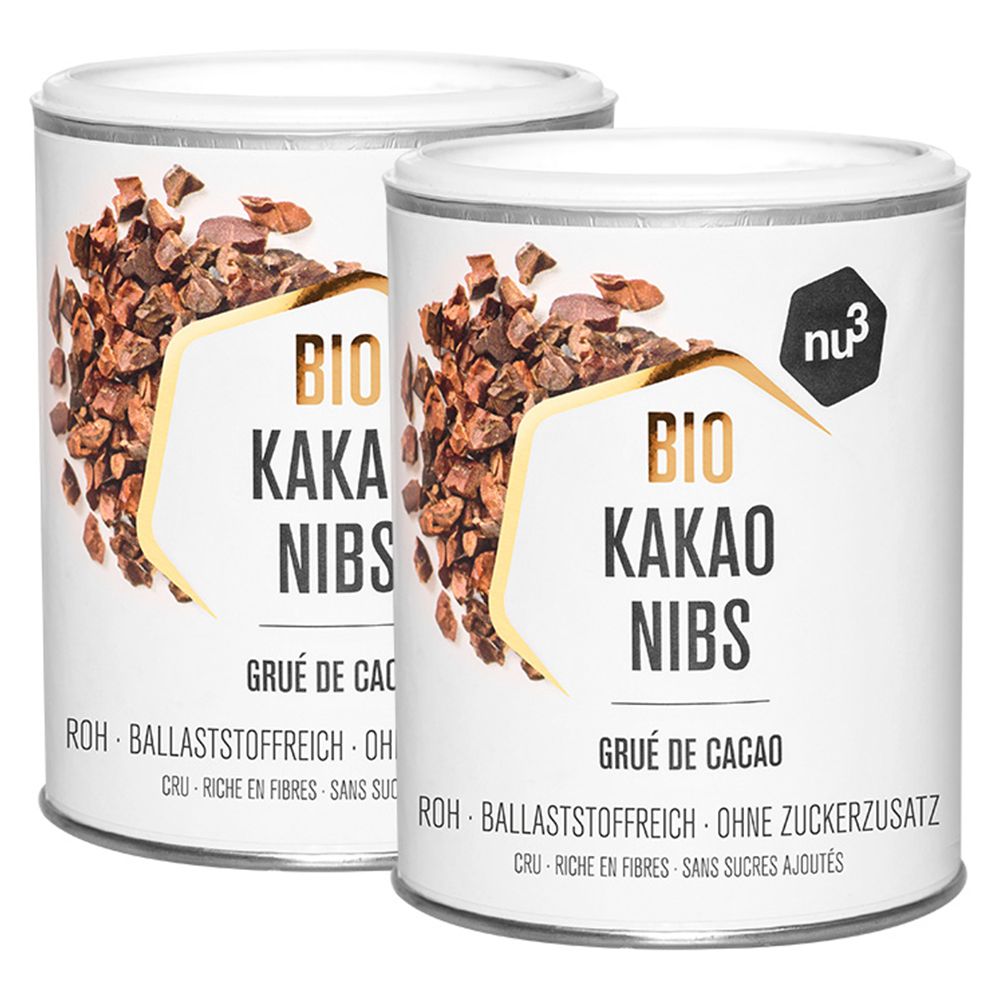 nu3 Nibs di Cacao Bio Due Confezioni