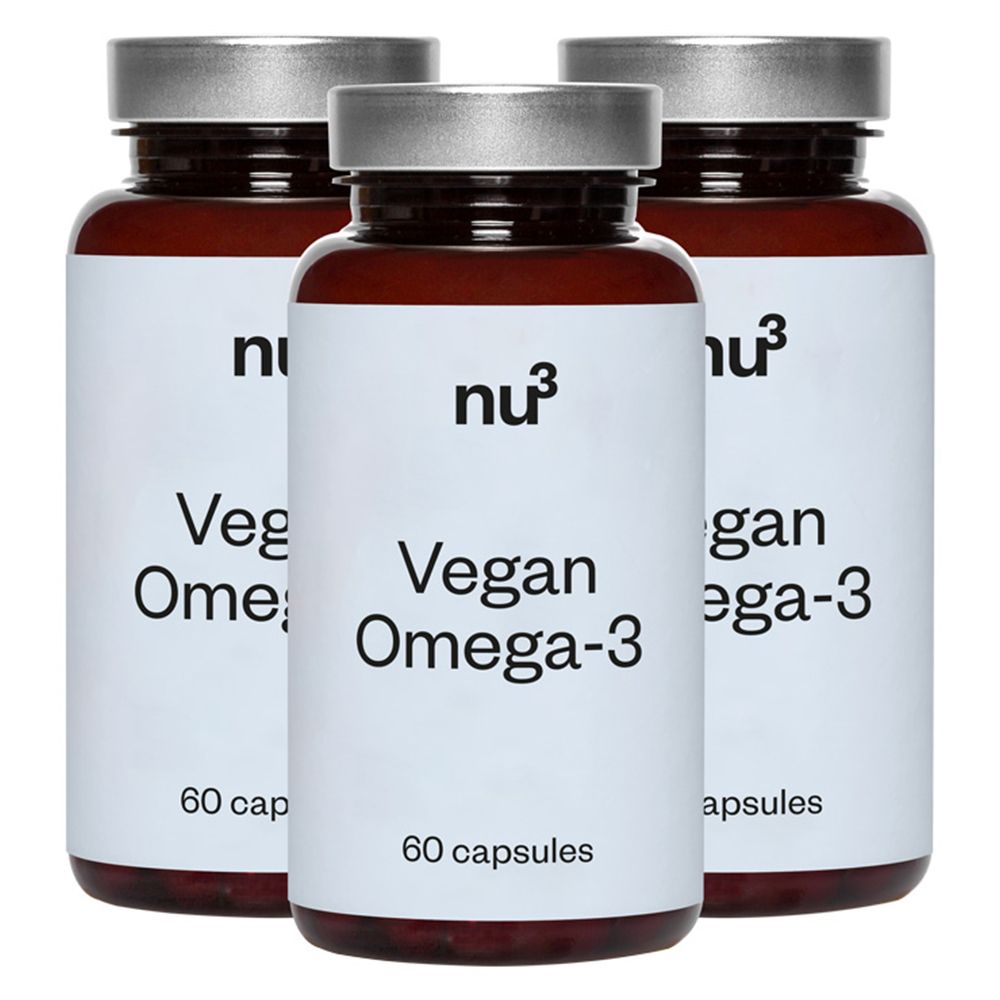 nu3 Vegan Omega 3 Set da 3