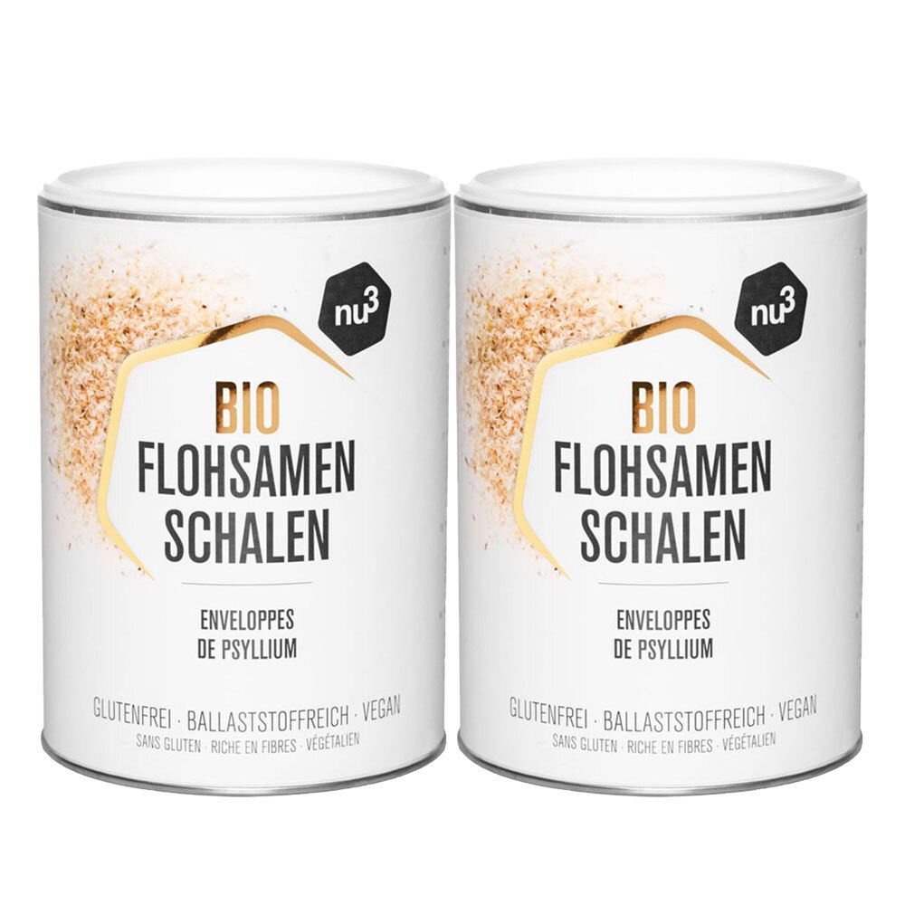 nu3 Bucce di Psyllium Organico set da 2