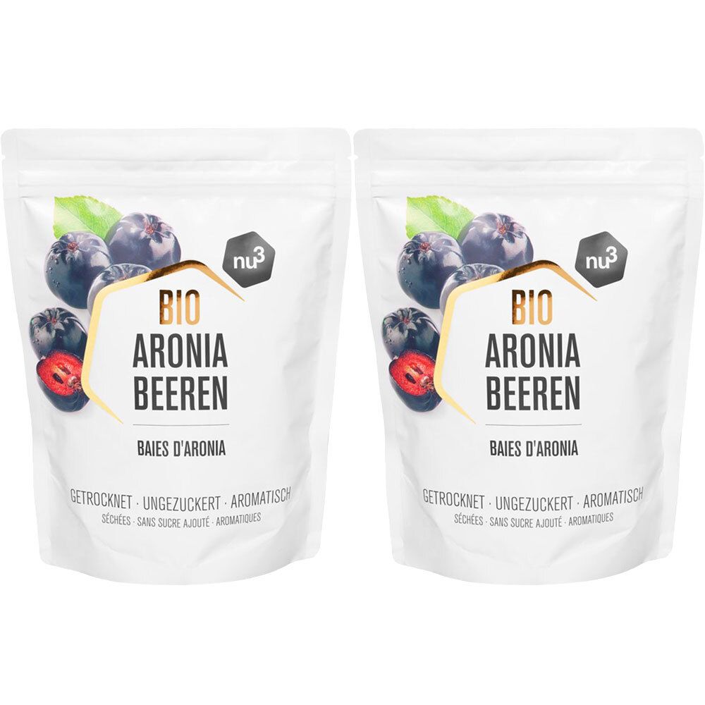 Nu3 Bacche di Aronia Bio Set da 2