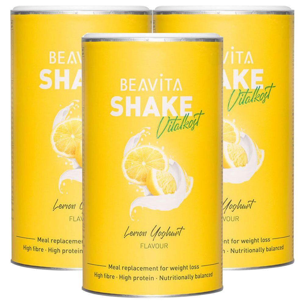 BEAVITA Vitalkost Plus Limone-Yogurt Set da 3