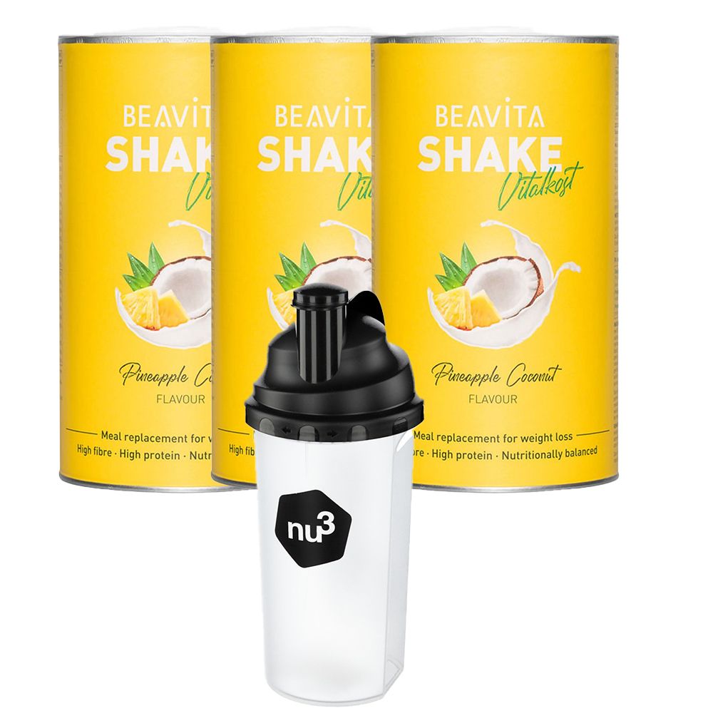 BEAVITA Vitalkost Pacchetto Dieta 2 Settimane Cocco-Ananas