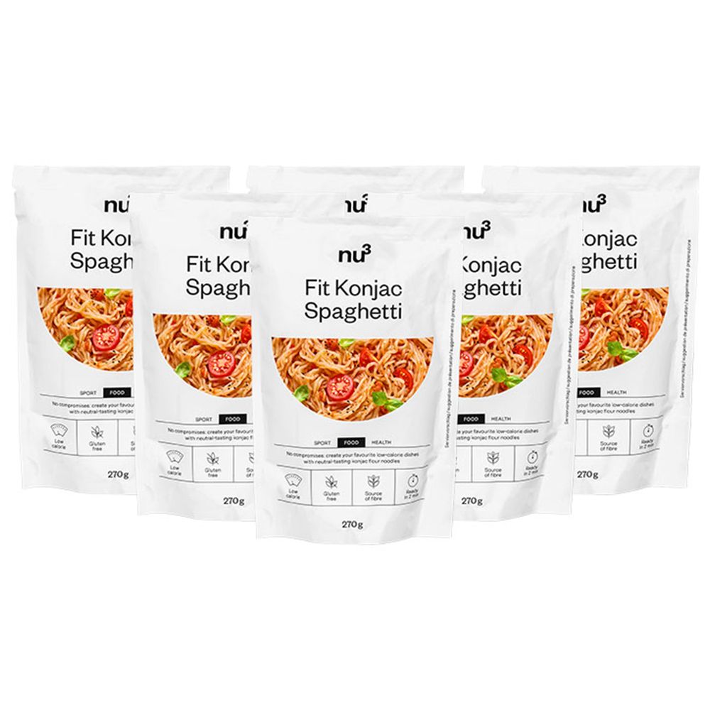 nu3 Fit Spaghetti di Konjac Set da 6
