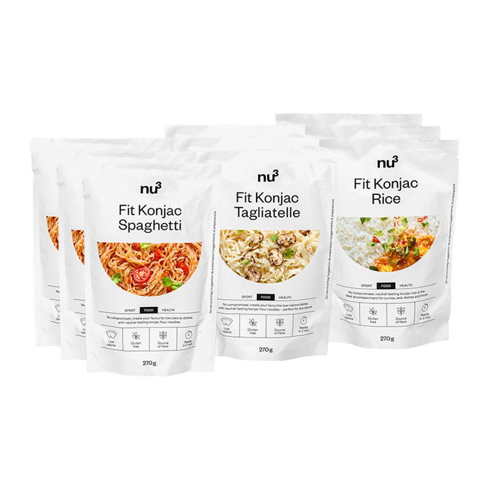 nu3 Fit Set Pasta e Riso a base di Konjac
