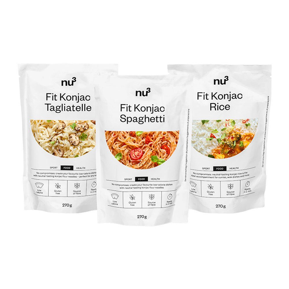 nu3 Fit Set Pasta e Riso di Konjac