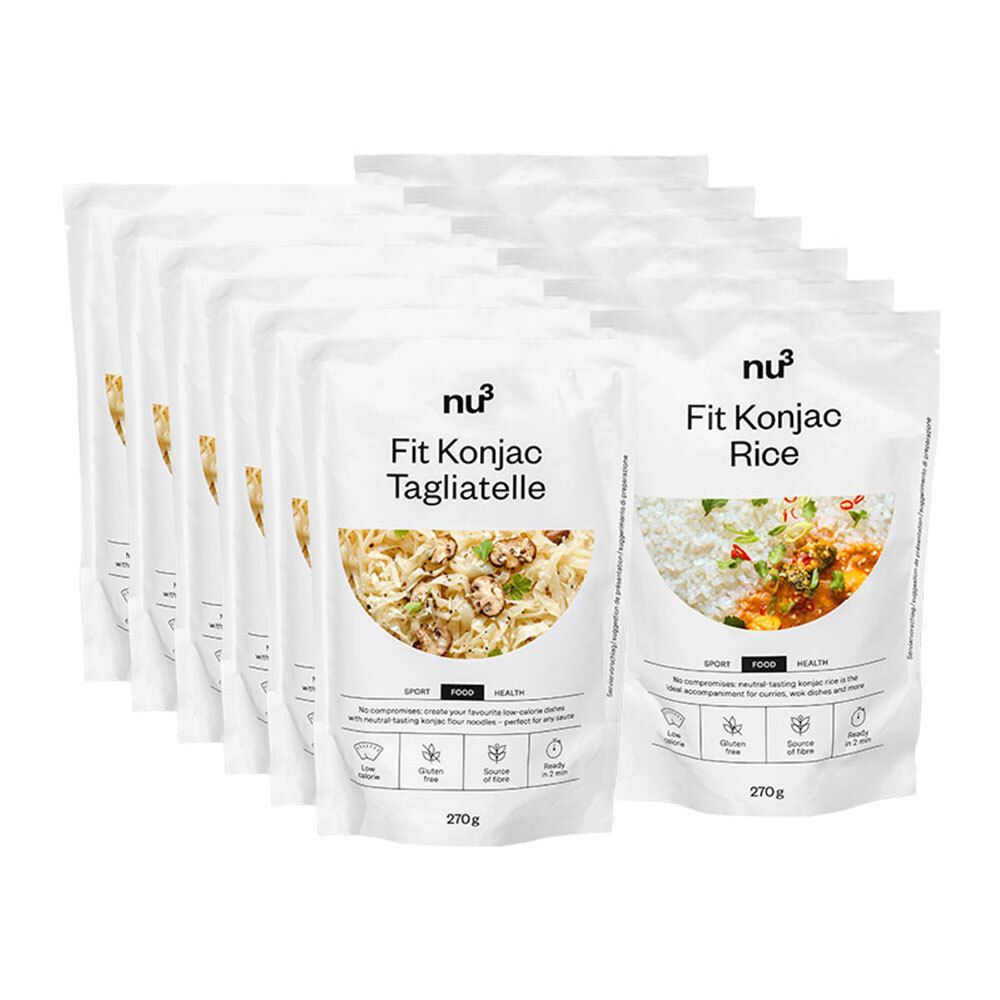 nu3 Fit Set Riso e Tagliatelle di Konjac