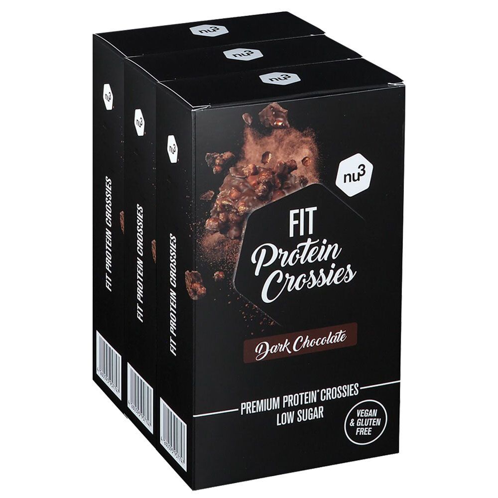 nu3 FIT Protein Crossies Set da 3