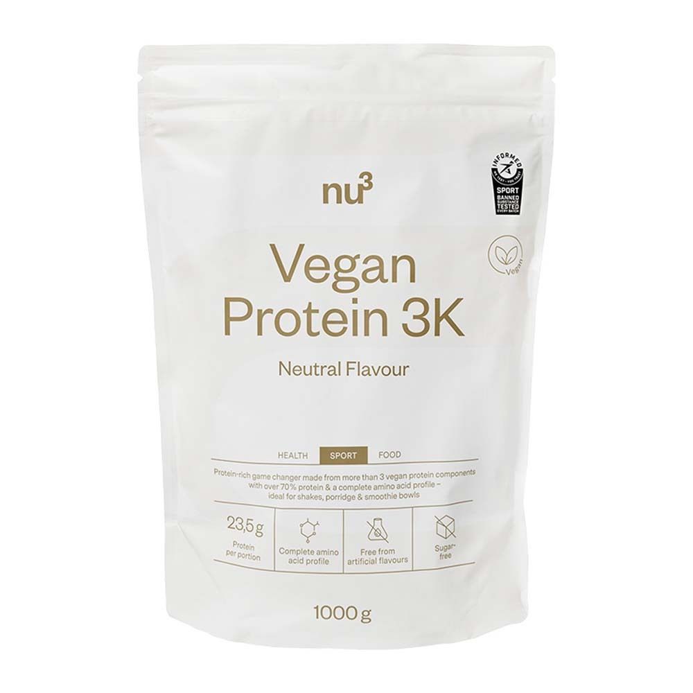 nu3 Vegan Protein 3K Neutral Flavour