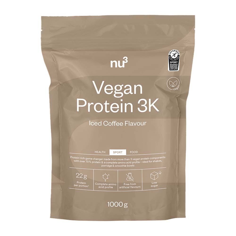 nu3 Vegan Protein 3k Iced Coffee Flavour