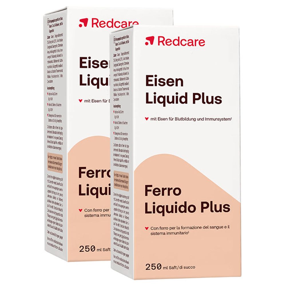RedCare FERRO LIQUIDO PLUS set da 2