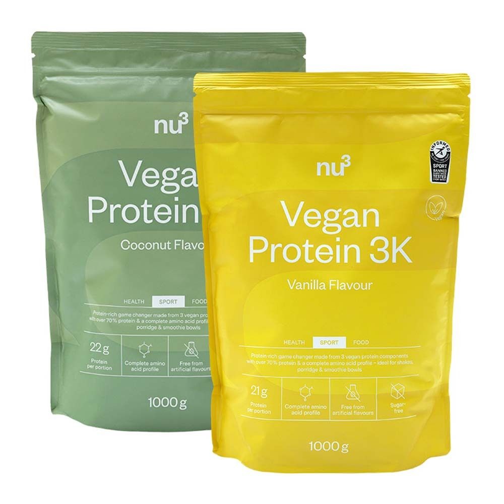 nu3 Vegan Protein 3K Pack Vaniglia e Cocco
