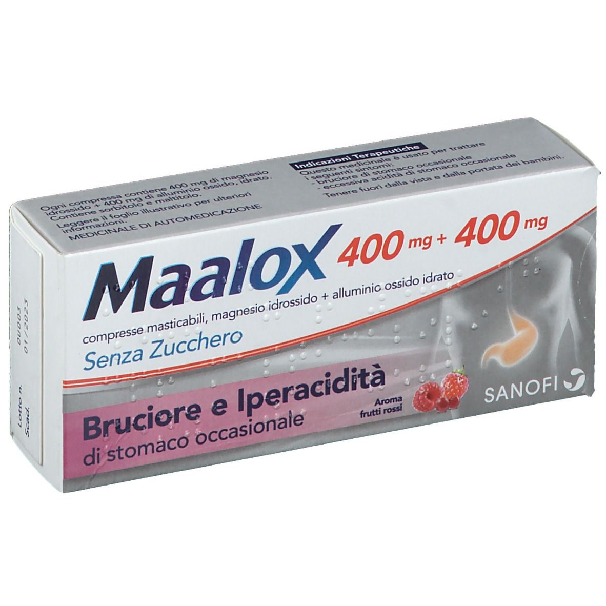 MAALOX 400 mg + 400 mg compresse masticabili