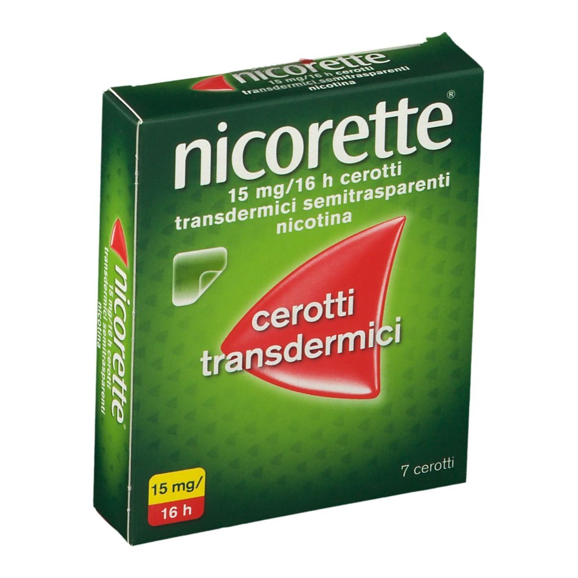 Nicorette® 15 mg/16 h Cerotti Transdermici Semitrasparenti Nicotina
