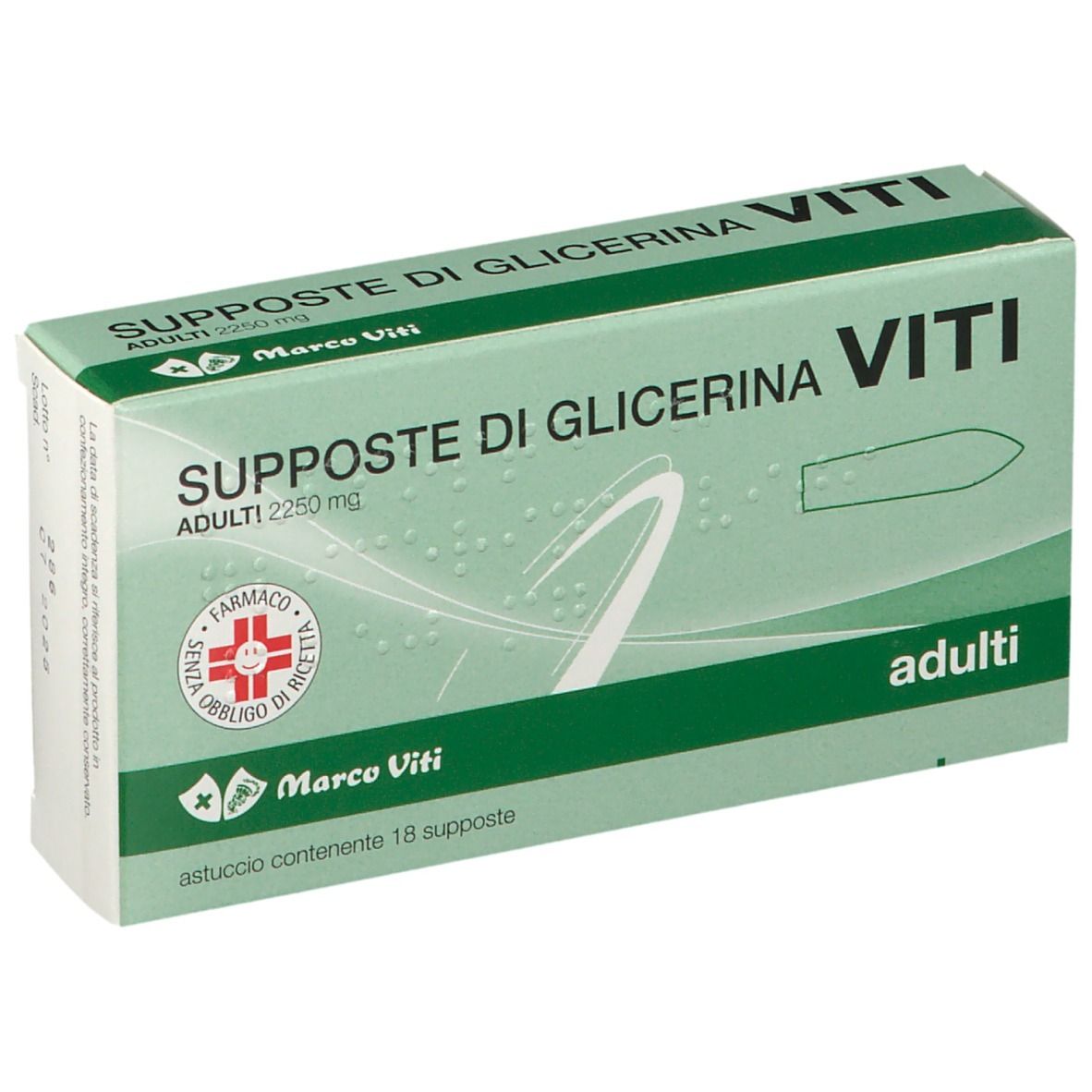 VITI Supposte di Glicerina Adulti 2250 mg