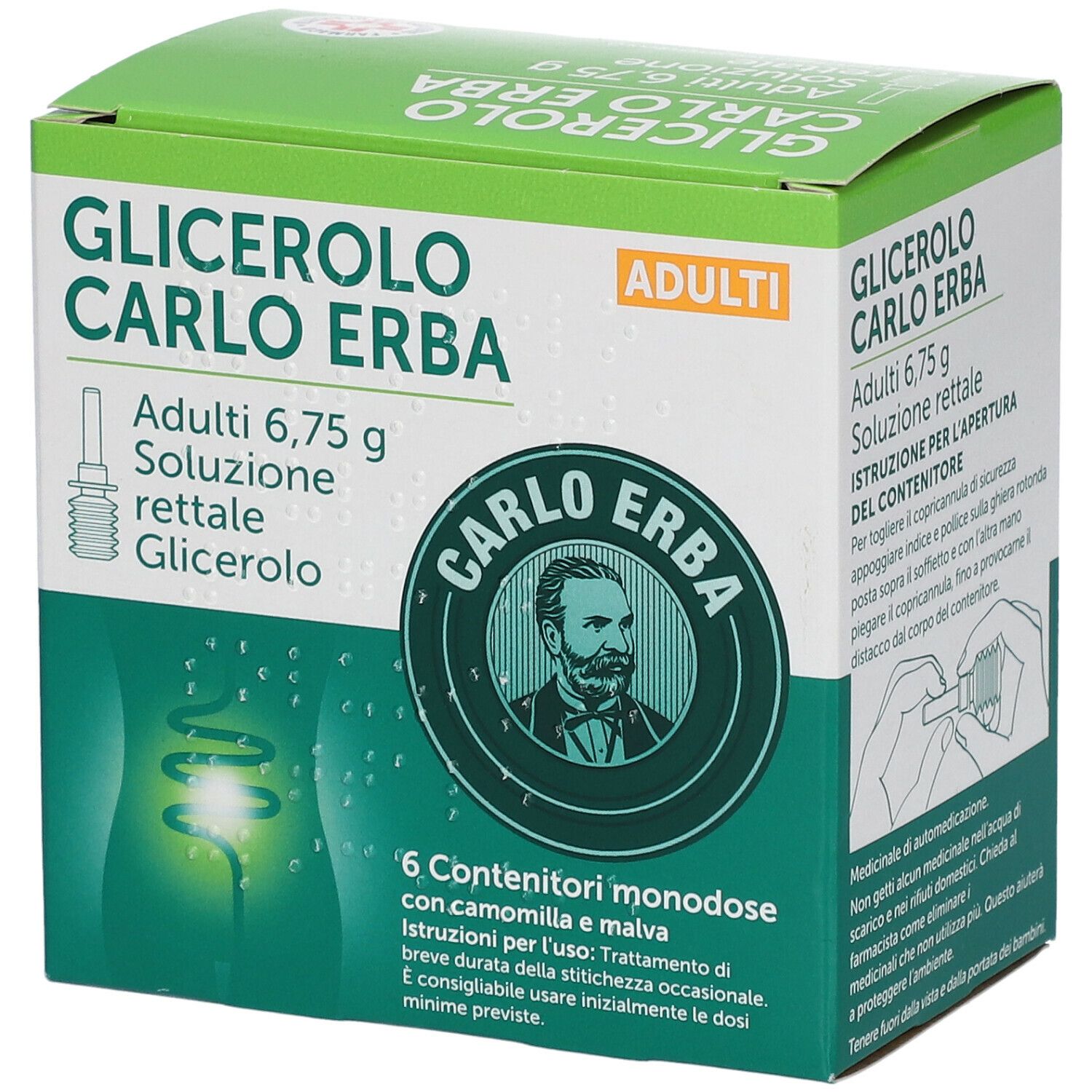 CARLO ERBA GLICEROLO Soluzione Rettale 6,75 g