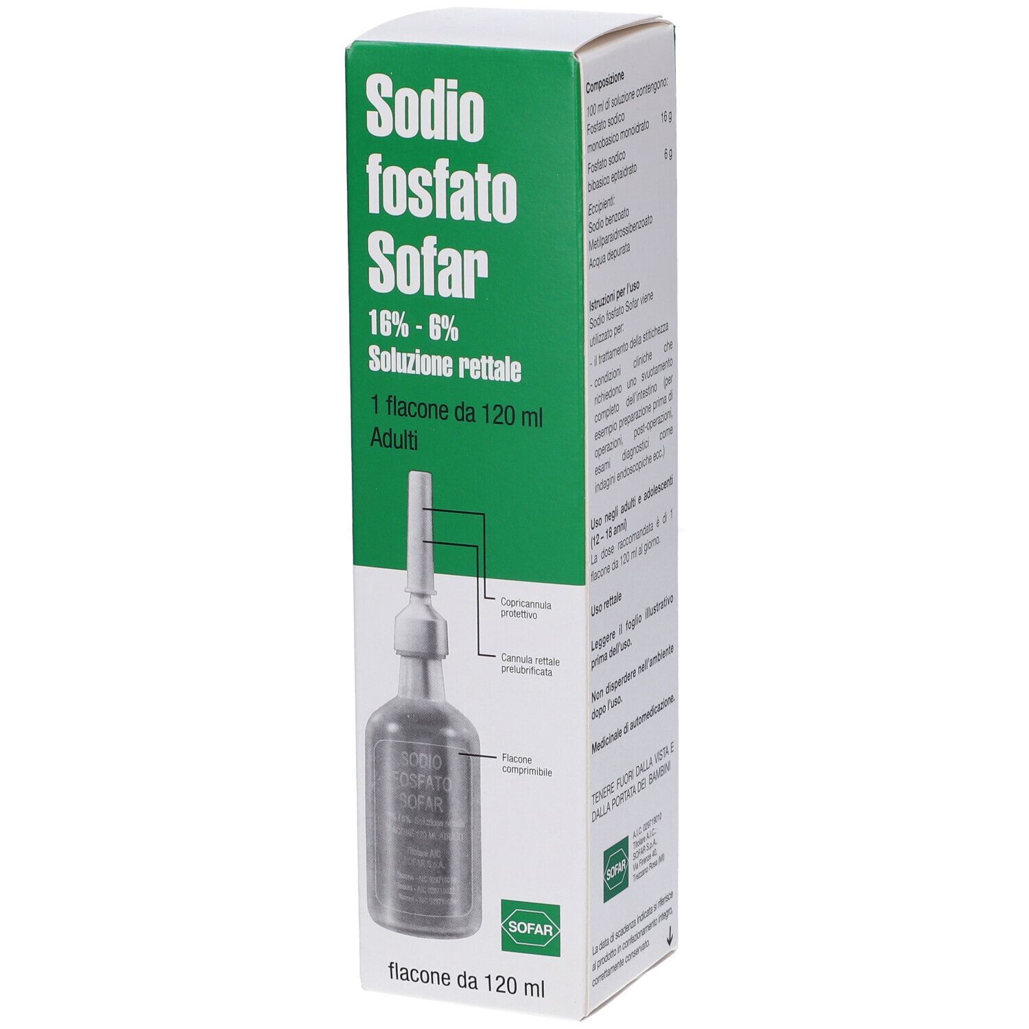 Sofar Sodio fosfato Soluzione Rettale