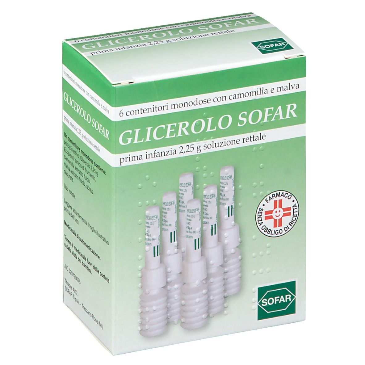 Sofar Glicerolo 2,25 g Soluzione Rettale