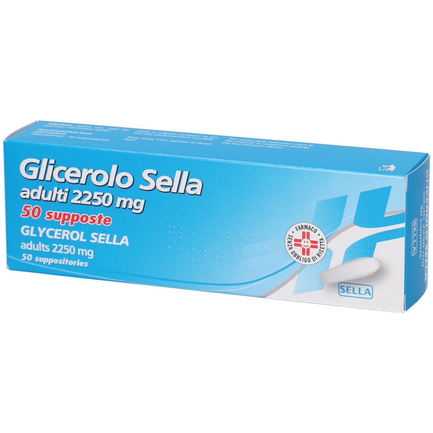 Glicerolo Sella Adulti 2250 mg Supposte