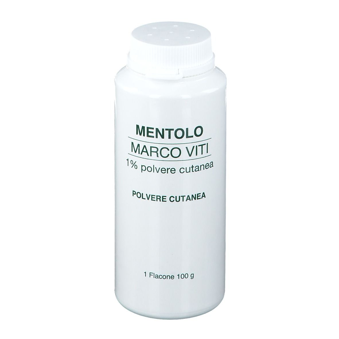 MENTOLO MARCO VITI 1 % Polvere Cutanea