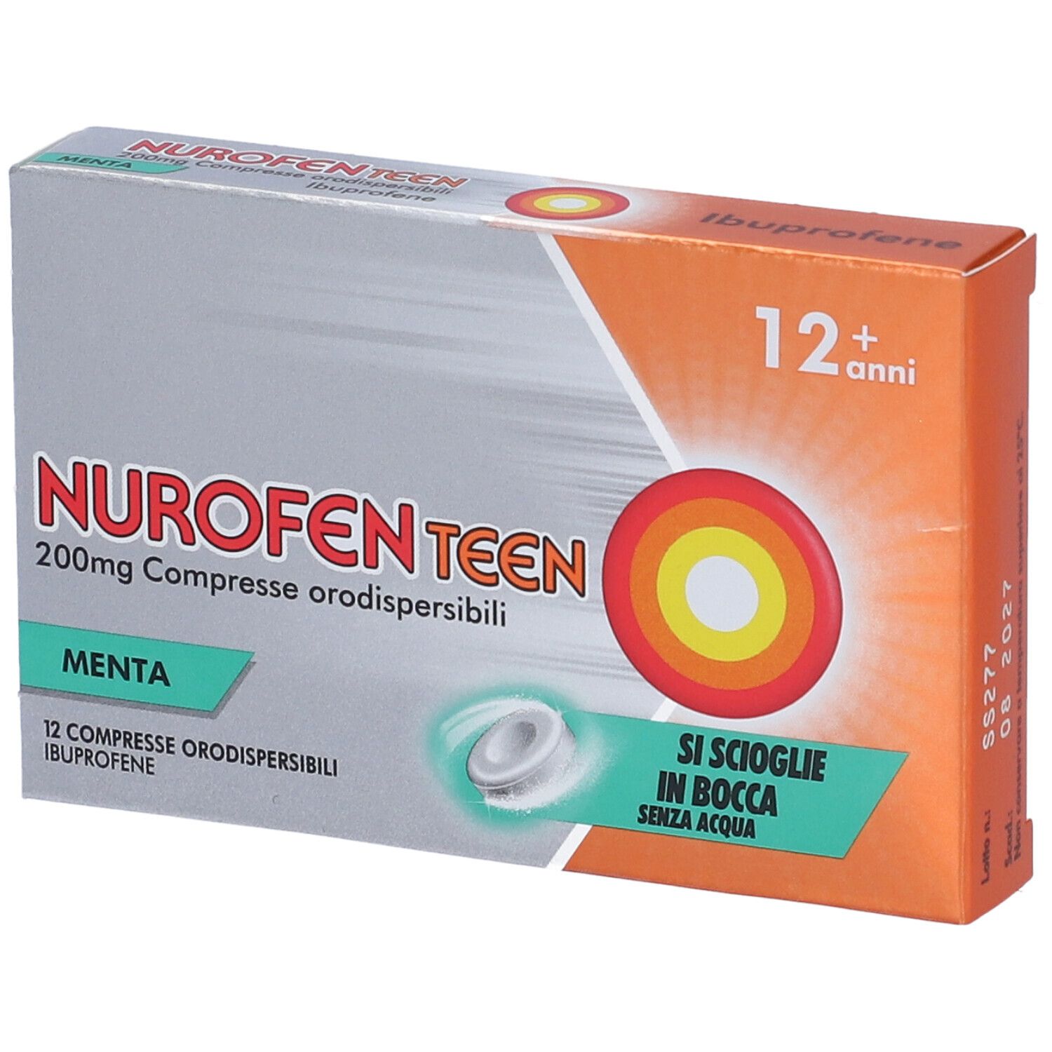 NUROFENTEEN 200 mg Compresse Orodispersibili Menta