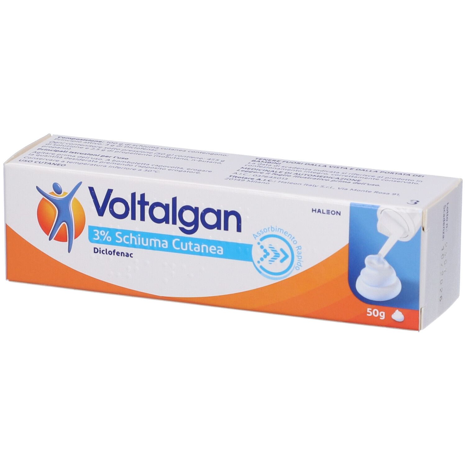 Voltagan 3% Schiuma Cutanea