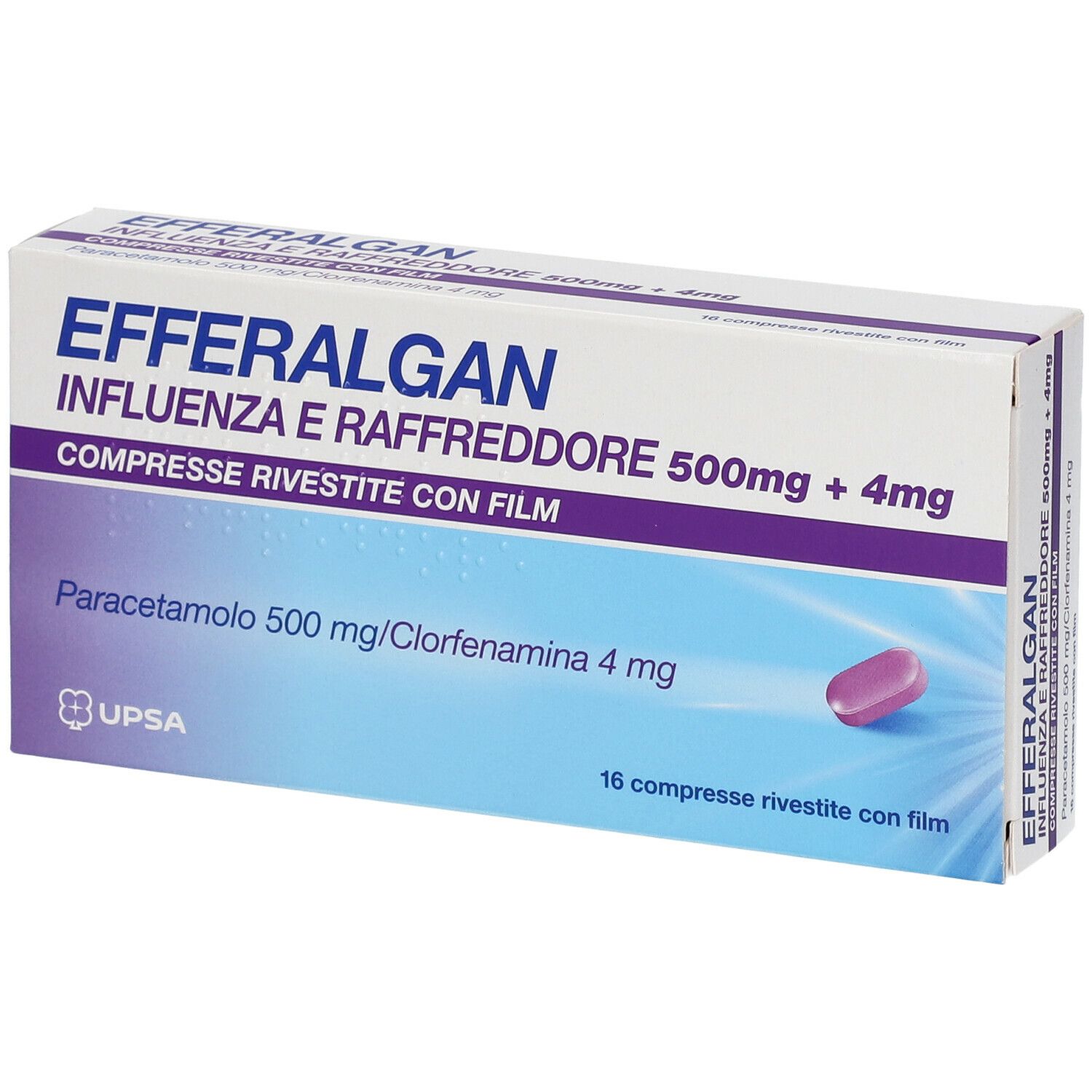 UPSA EFFERALGAN Influenza e Raffreddore 500mg + 4mg