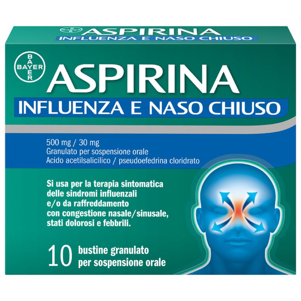 ASPIRINA  Influenza e Naso Chiuso 10 Bustine