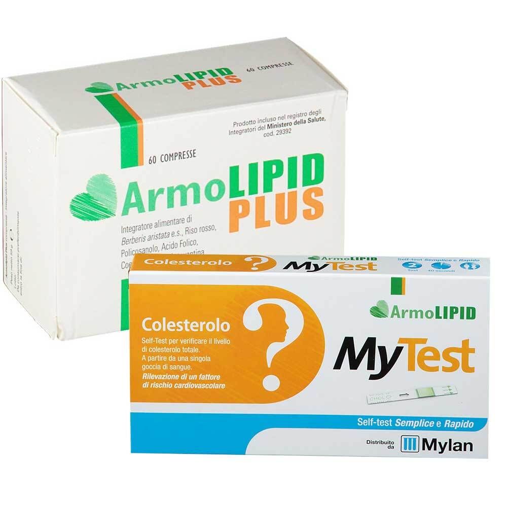 ArmoLIPID PLUS Compresse + MyTest ArmoLIPID Cholesterol test 