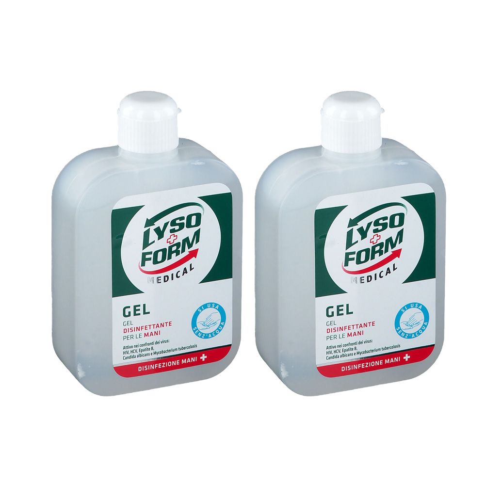 Lysoform Medical Gel Disinfettante Mani Set da 2