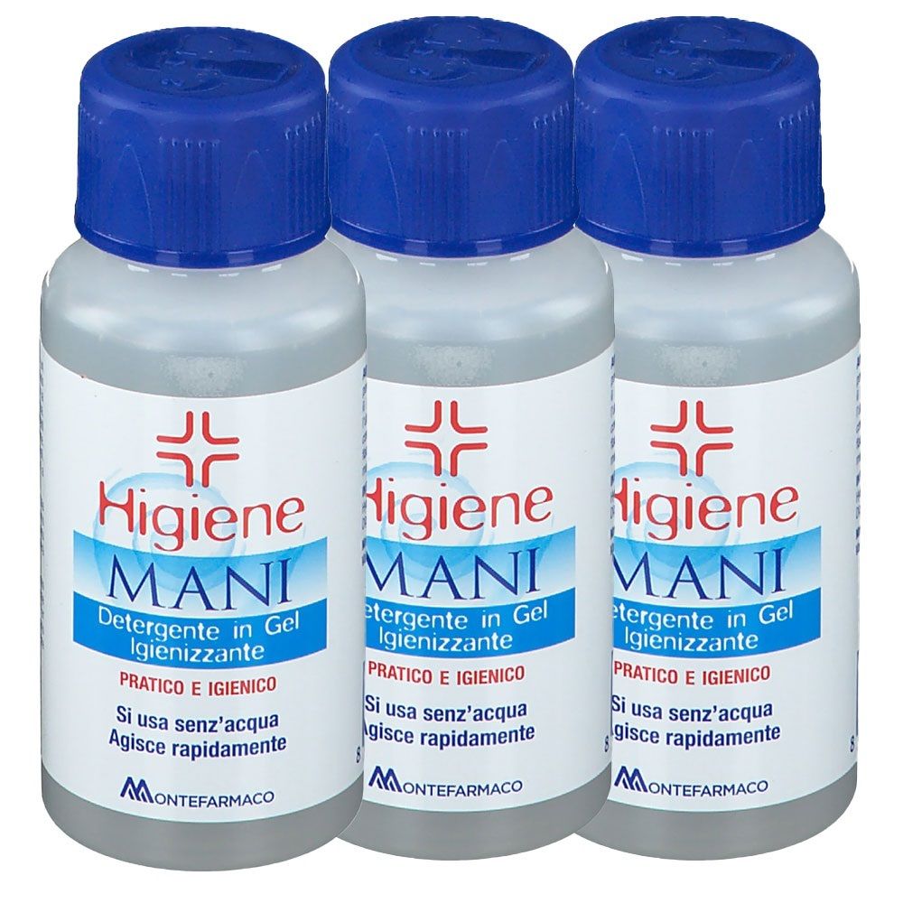 Hygiene Mani Detergente in Gel Igienizzante Set da 3