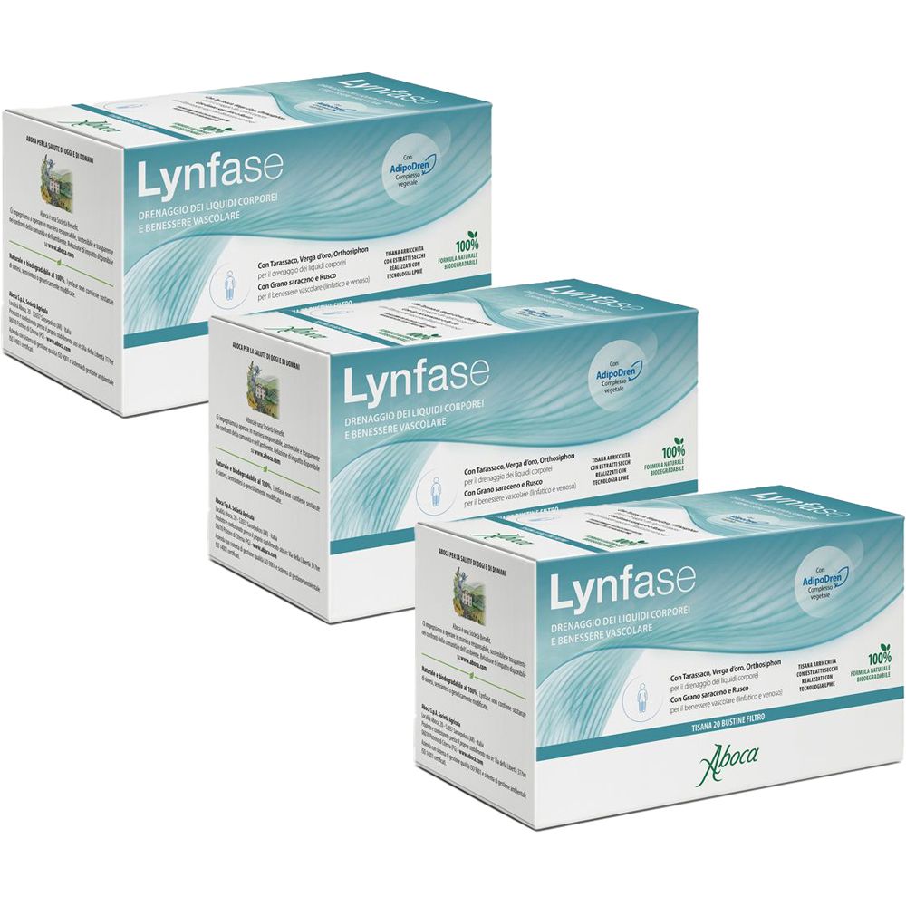 Aboca® Lynfase Tisana Set da 3