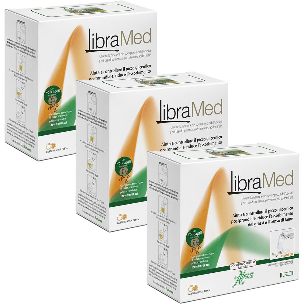 Aboca® Libramed Bustine Granulari Monodose Set da 3